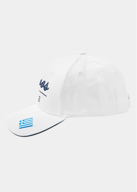 Lesvos White w/ Greek Flag