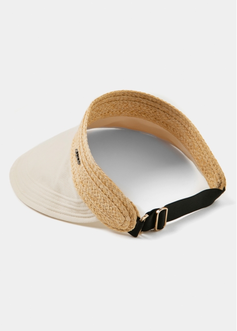 Ecru Raffia Headband 