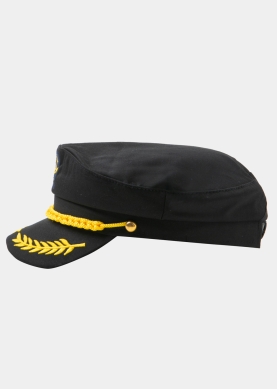 Black Captain's Hat w/ Gold Details