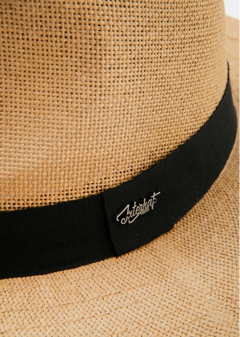 Brown Panama Style Hat