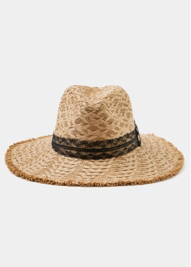 Natural Color Braided Panama Style Hat