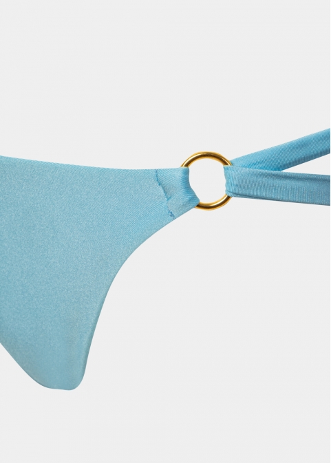 Capri Bikini Bottom - Light Blue Dacron