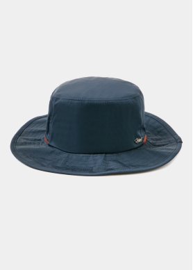 Navy Active Bucket Hat w/ Orange Details