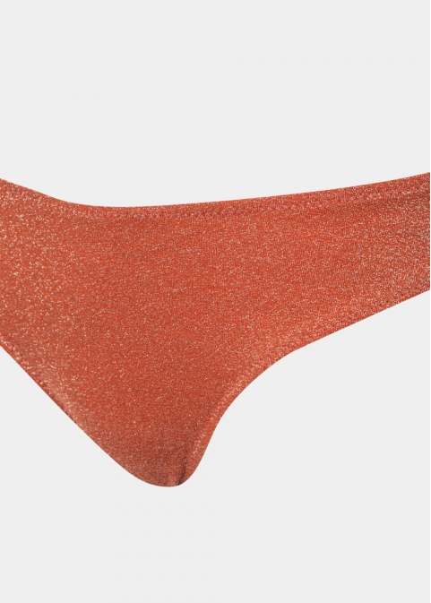 Saint Tropez Bikini Bottom - Orange Shimmer