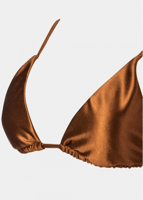 Mykonos Bikini Top - Bronze Glowy