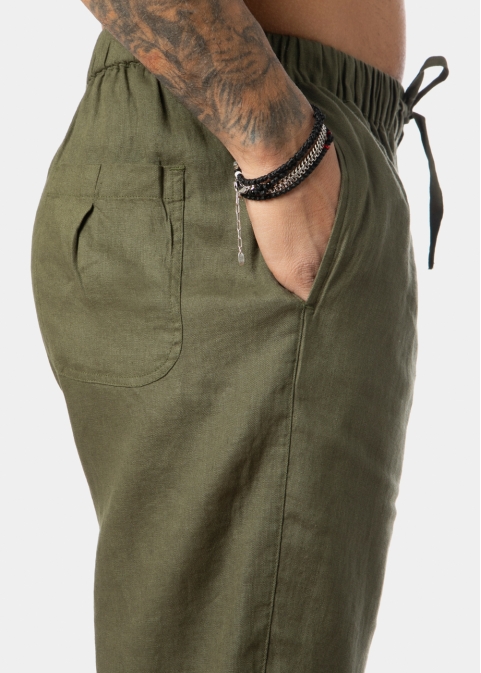 100% Linen Khaki Pants