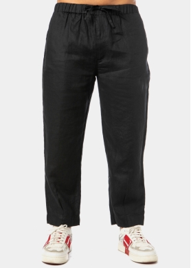 100% Linen Black Pants