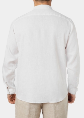 100% Linen White Shirt 