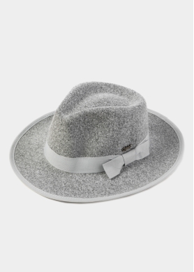 Grey Winter Hat w/ Grey Hatband