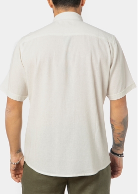 White Classic Shirt w/ Short Sleeves