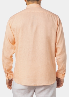 100% Linen Peach Classic Shirt 