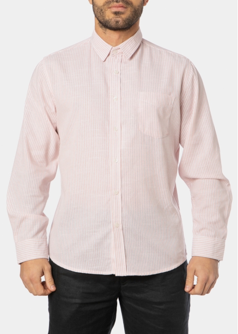 Pink Striped Classic Shirt