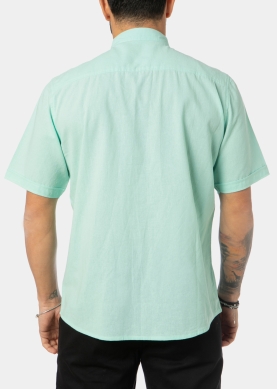 Turquoise Classic Shirt w/ Short Sleeves