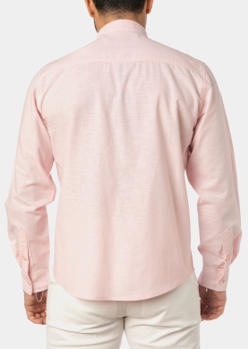 Linen - Cotton Light Pink Shirt 