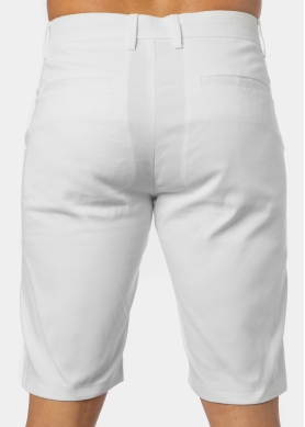 White Cotton Shorts