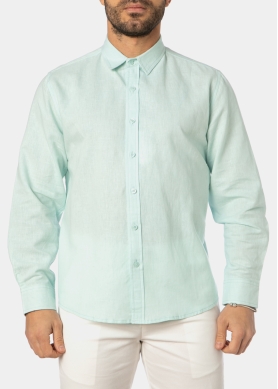 Linen - Cotton Mint Shirt 