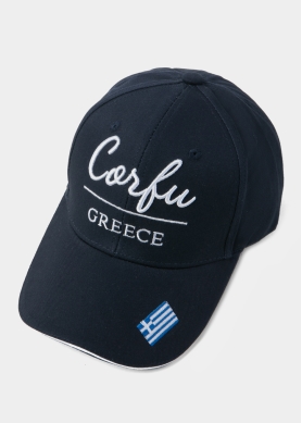 Corfu Navy Blue w/ Greek Flag