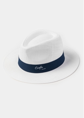 White "Corfu" Panama Hat