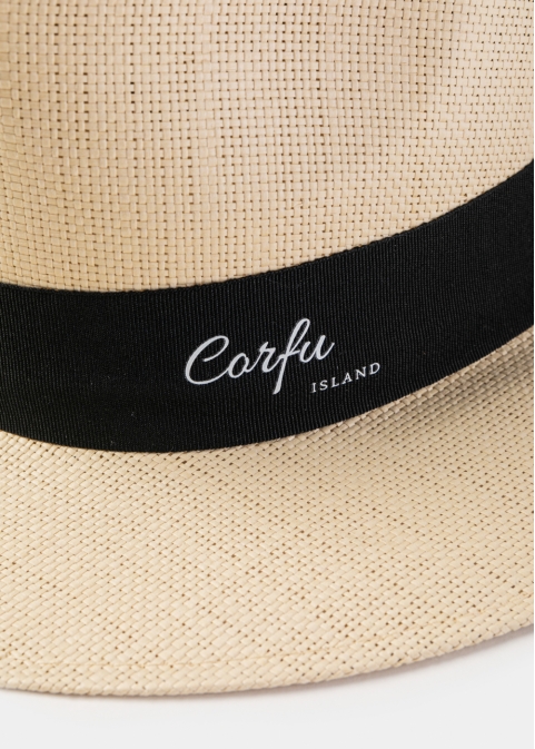 Beige "Corfu" Panama Hat