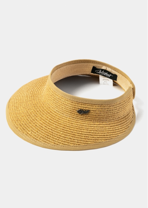 Wide-Brimmed Beige Headband