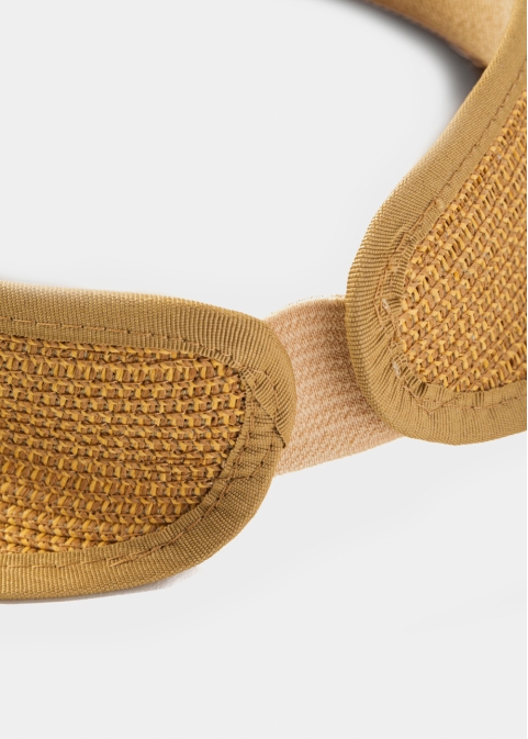 Wide-Brimmed Camel Headband