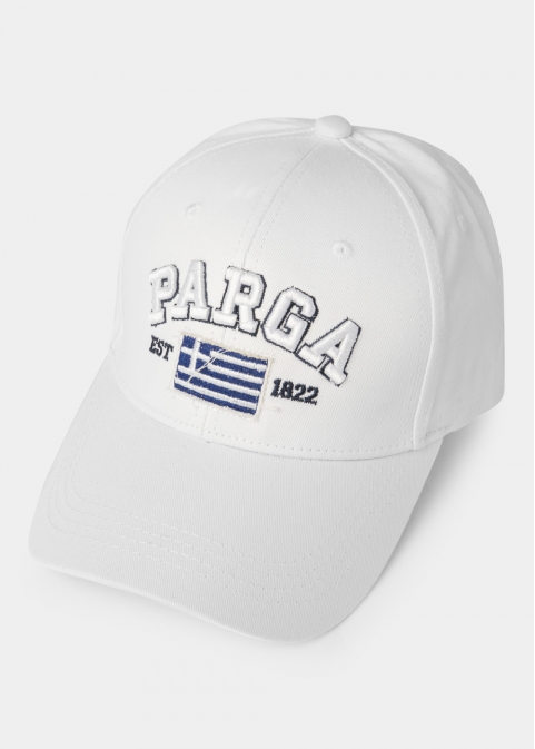 Parga White w/ Greek Flag 2