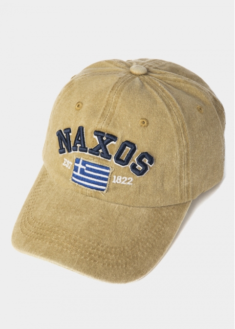 Naxos Washed Beige w/ Greek Flag 2