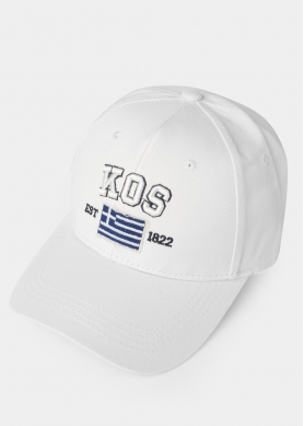 Kos White w/ Greek Flag 2