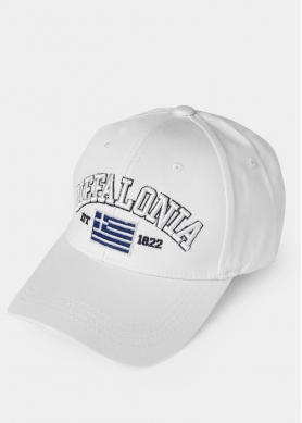Kefalonia White w/ Greek Flag 2