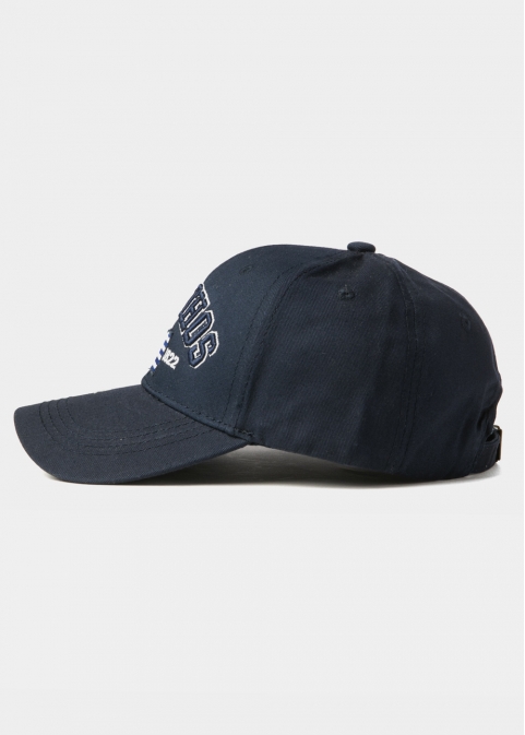 Skiathos Navy Blue w/ Greek Flag 
