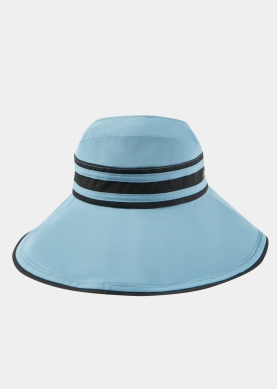 Half-Opened Cotton Hat in Blue