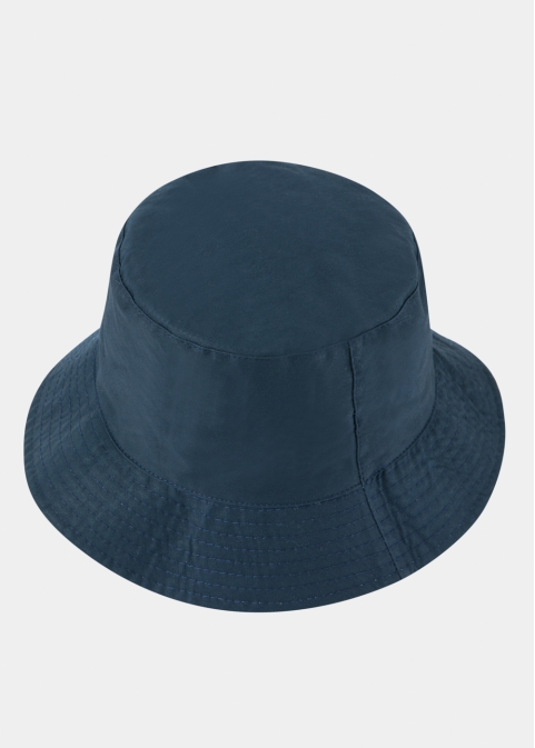 Double-Faced Bucket Hat Squares Pattern & Royal blue