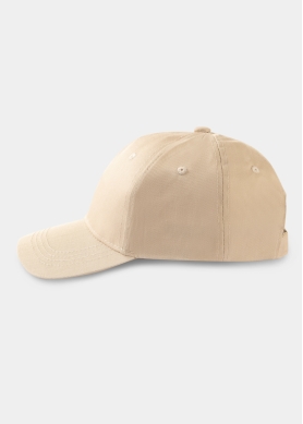 Beige Plain Cap