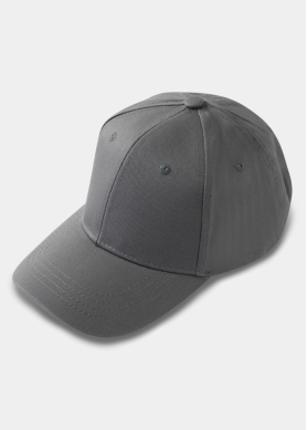 Grey Plain Cap