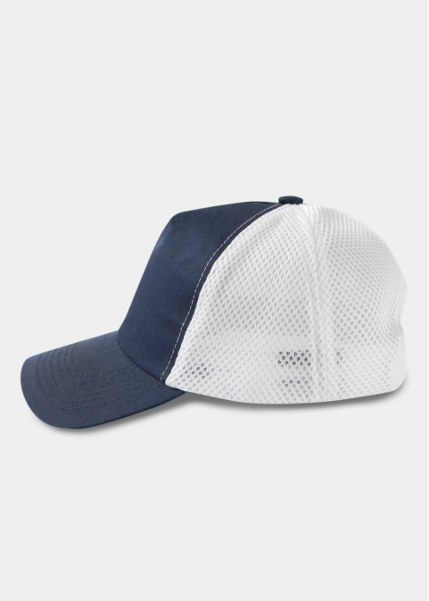 Navy Blue & White Cap 