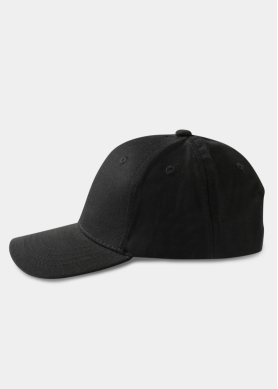 Black Plain Cap