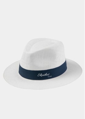 White "Skiathos" Panama Hat