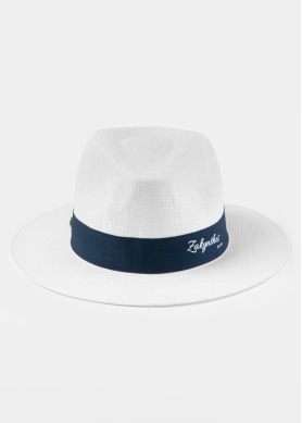 White "Zakynthos" Panama Hat