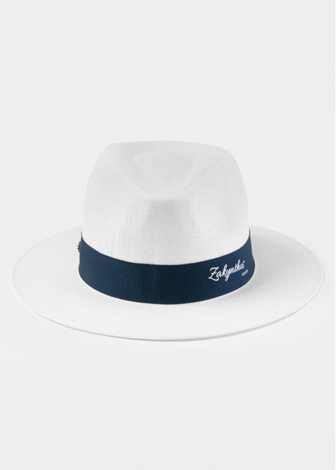 White "Zakynthos" Panama Hat