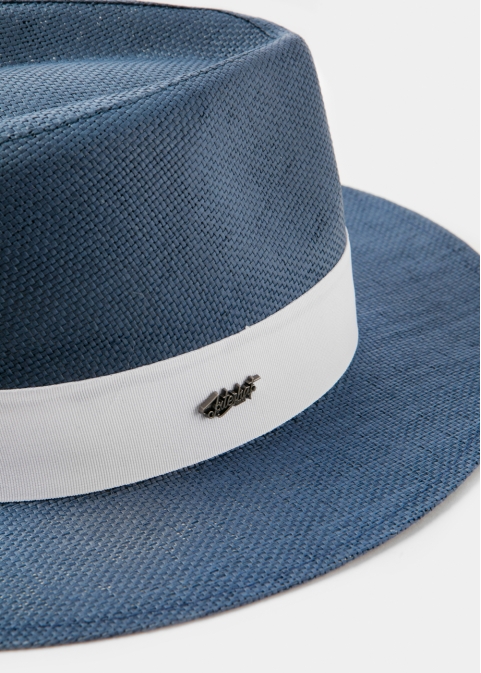 Navy Blue "Corfu" Panama Hat