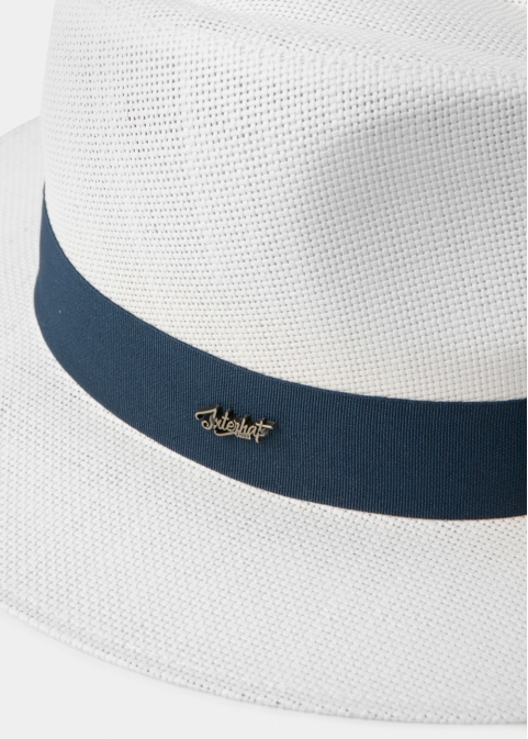White "Kefalonia" Panama Hat
