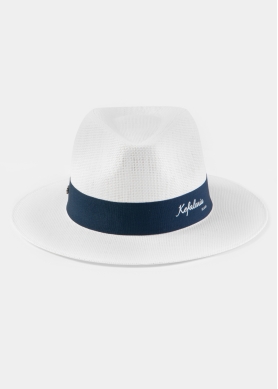 White "Kefalonia" Panama Hat