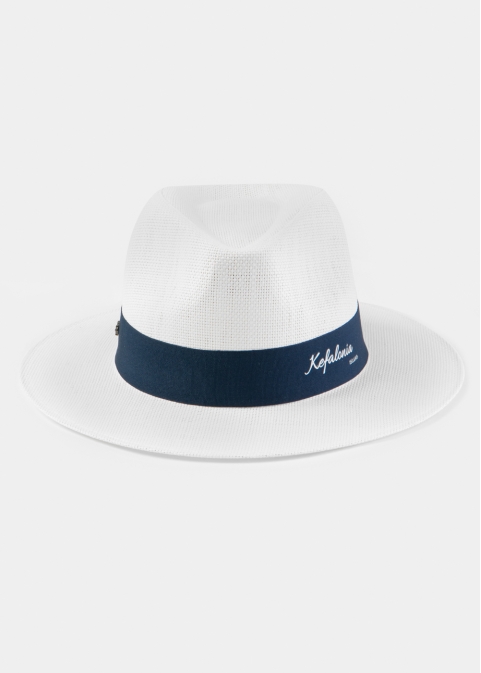 White "Kefalonia" Panama Hat