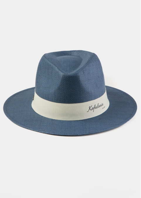 Navy Blue "Kefalonia" Panama Hat