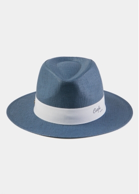 Navy Blue "Corfu" Panama Hat