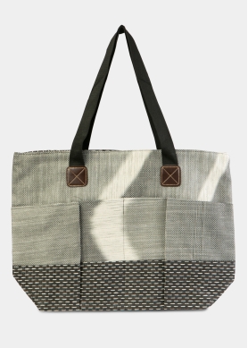 Grey Beach Bag 