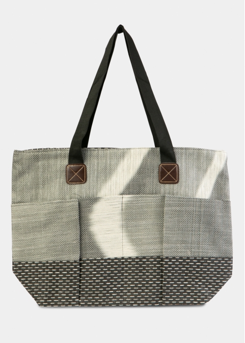 Grey Beach Bag 