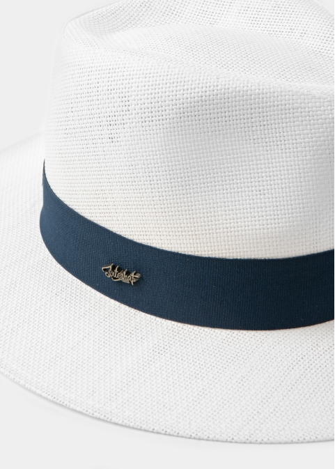 White "Zakynthos" Panama Hat