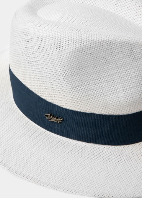 White "Skiathos" Panama Hat