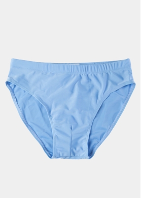 Light Blue Men Slip Swimwear